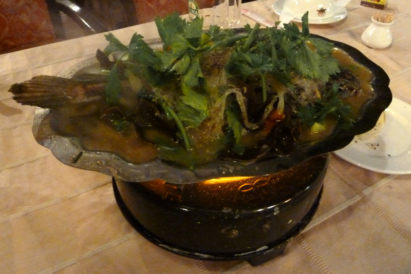 Steamed fish